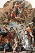Ubaldo Gandolfi Madonna in Glory and Saints Spain oil painting artist